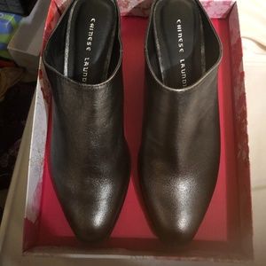 Pewter Chinese Laundry Clogs